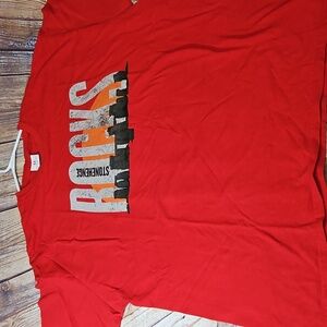 English Heritage‎ Stonehenge Rocks Short Sleeve T-shirt Size XxL Red